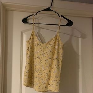 Western Spaghetti Strap Faux Silk Blouse